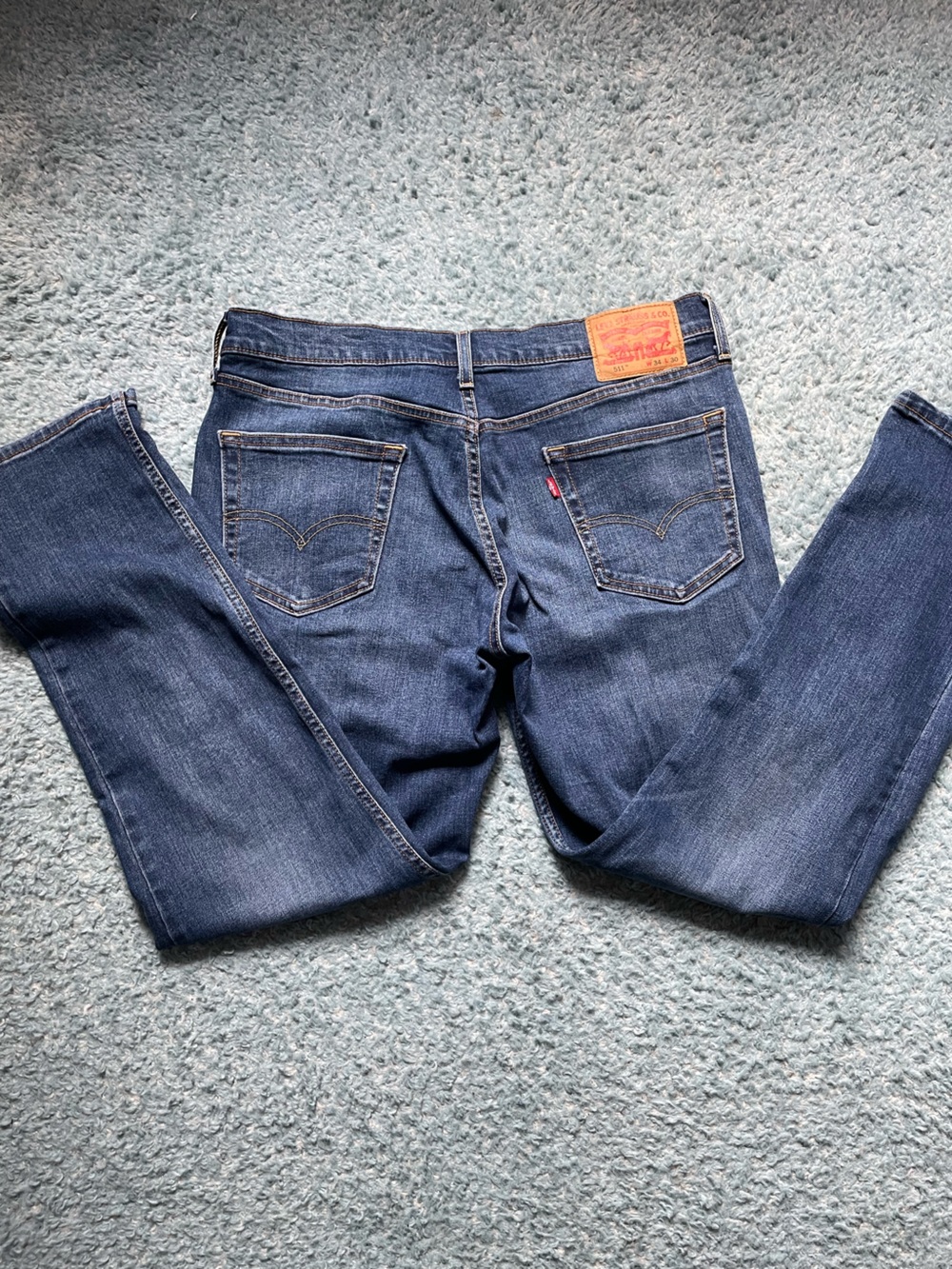 Levi's Men's Straight Jeans 511s - Indigo Blue